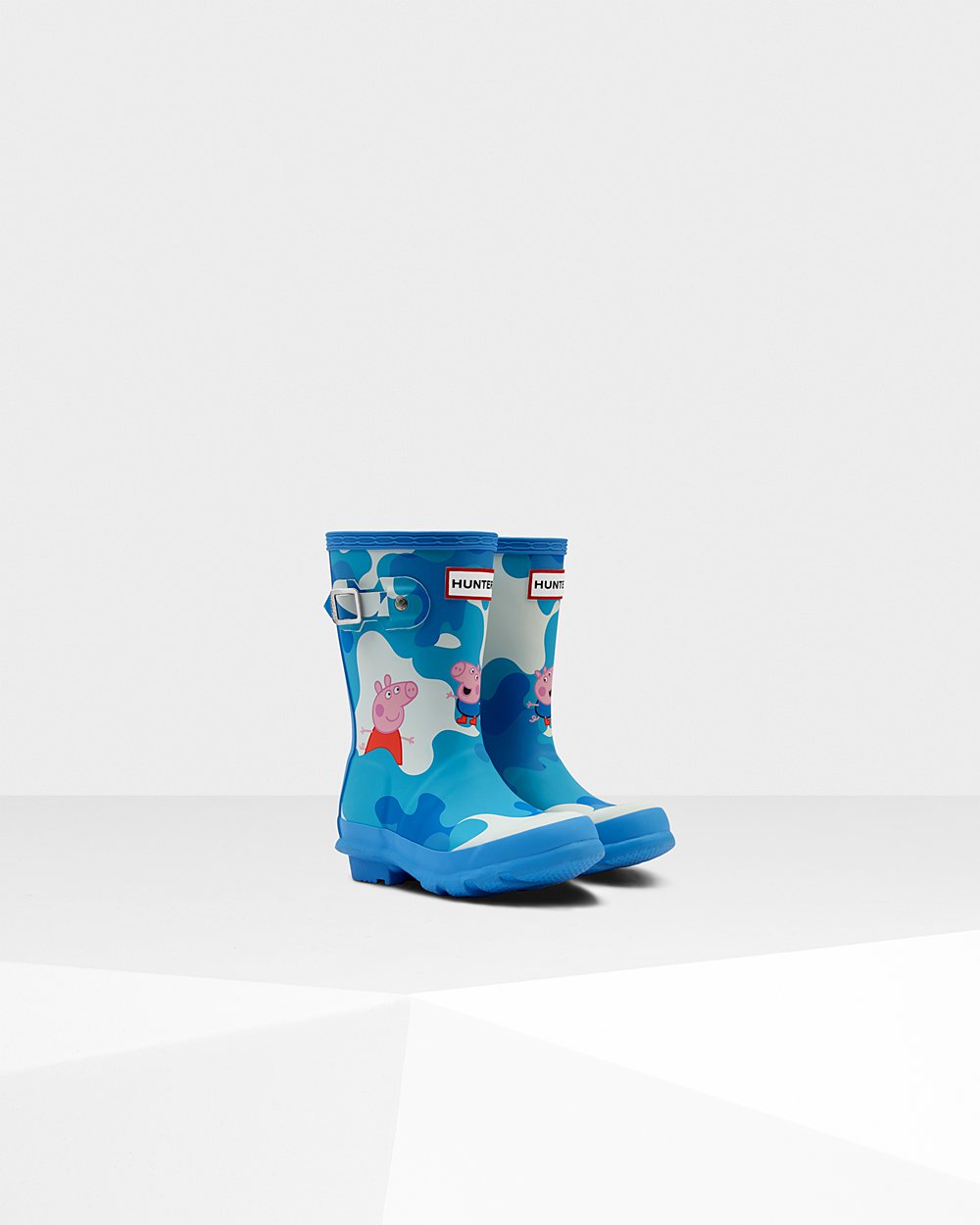 Hunter Niños Original Little Peppa Pig - Botas de Lluvia Azules - 270-VTXORY